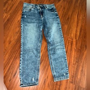 KUT FROM THE KLOTH HIGH/MID RISE ANKLE CUT JEANS